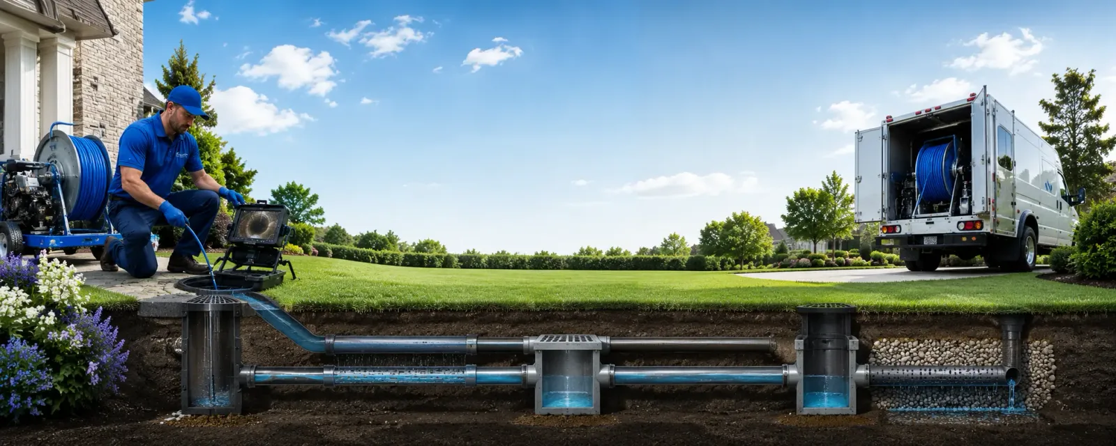 Outdoor drain cleaning information for Glidden, IA